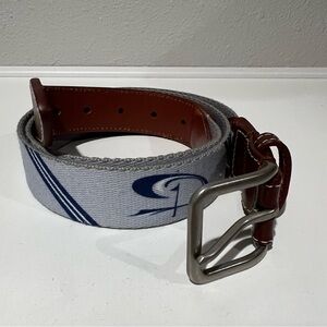 Peter Millar El Cardonal By Tiger Woods Logo Golf Belt Size 34 Los Cabos WWT EUC
